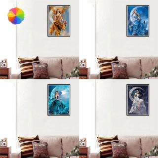 Bộ Tranh Đính Đá 5d Tự Làm Hình Phong Cảnh 30 X40Cm