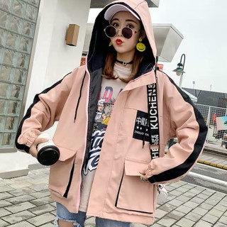 Áo khoác kaki nam nữ dày dặn họa tiết tiết nổi bật cool ngầu phong cách Ulzzang