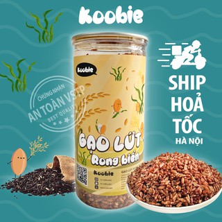 Gạo lứt rong biển Koobie 320g, đồ ăn vặt ngon, an toàn vệ sinh giao hàng siêu tốc