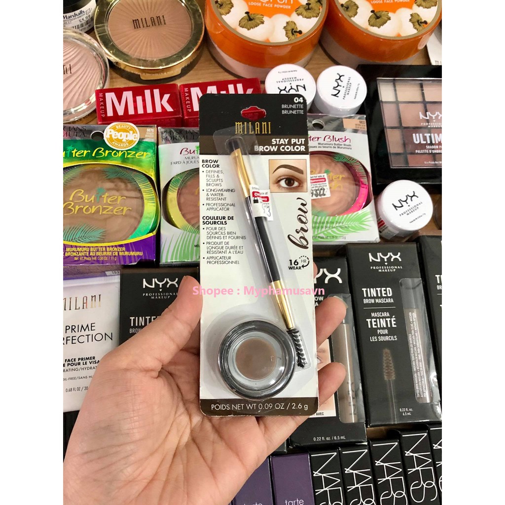 Milani - Gel Kẻ Mày Kèm Cọ Milani Stay Put Brow Color 2,6g | BigBuy360 - bigbuy360.vn