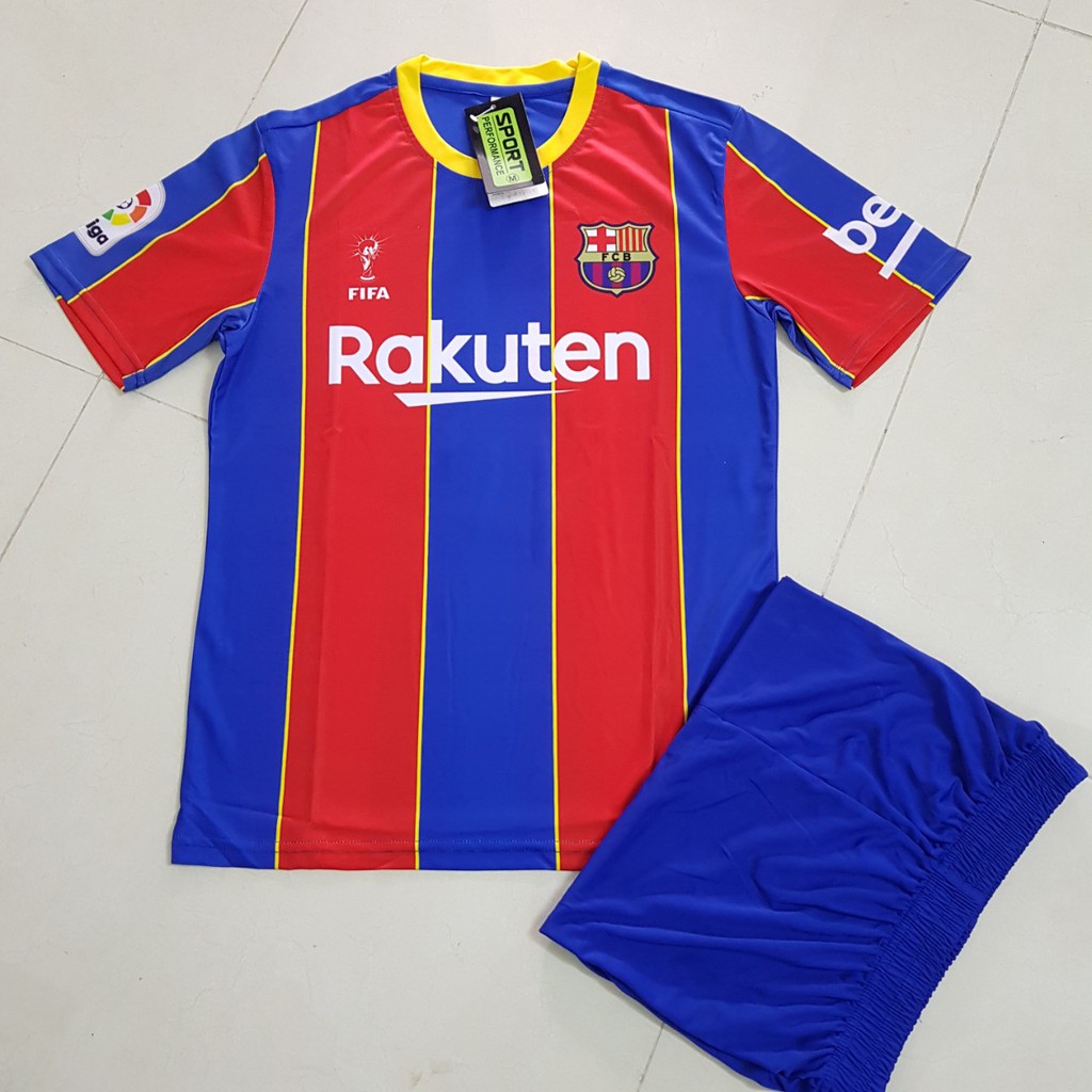 QUẦN ÁO BÓNG ĐÁ CLB BARCA 2020-2021 CHẤT THUN LẠNH CAO CẤP | BigBuy360 - bigbuy360.vn