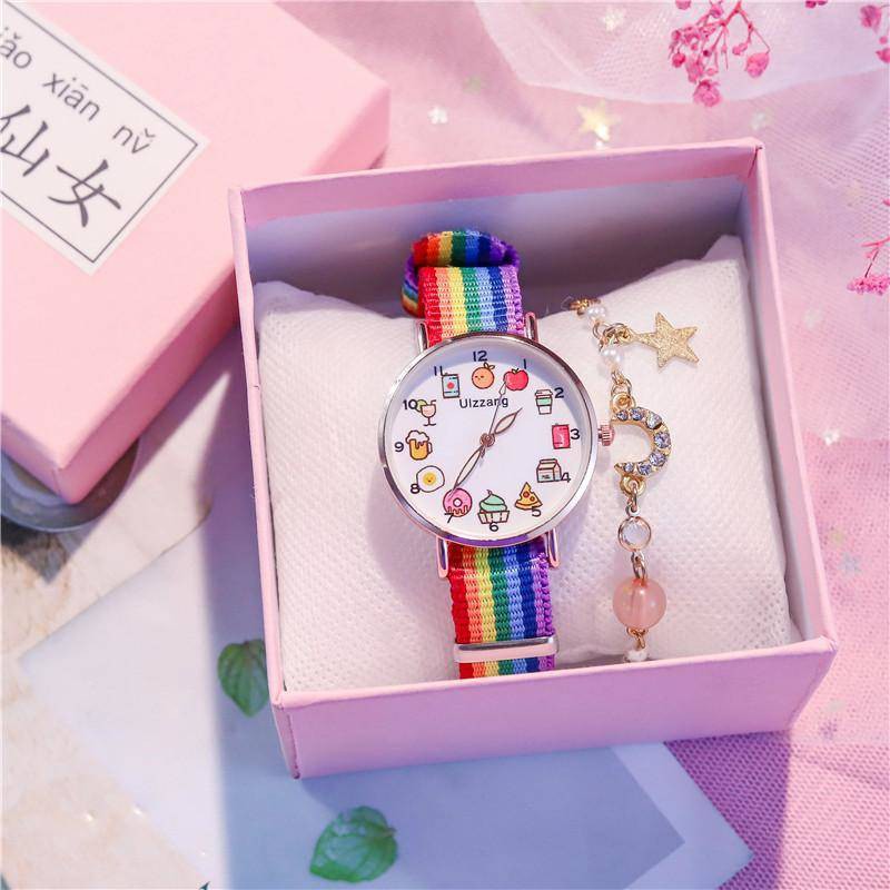 hồ đồng Đồng hồ sinh viên nhỏ tươi nữ Nữ đầu tiên trường trung học INTS đại học Phong cách Hàn Quốc của vải chống th | BigBuy360 - bigbuy360.vn