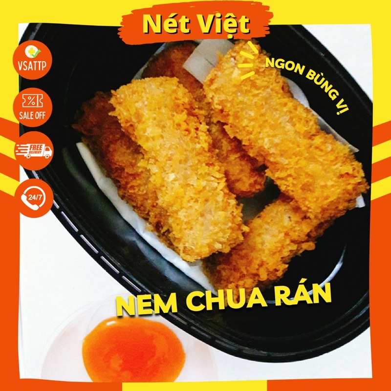 Nem chua rán Nét Việt, nem chua rán phố cổ hộp 20 chiếc