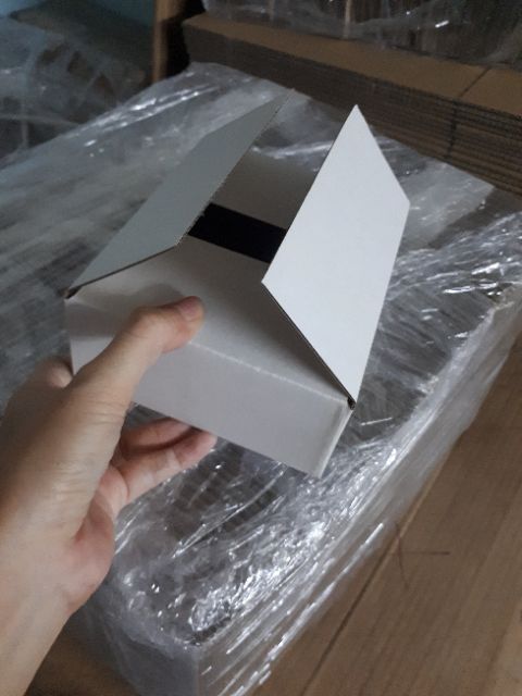 Combo 100 hộp carton trắng đóng hàng(12×15×5cm)