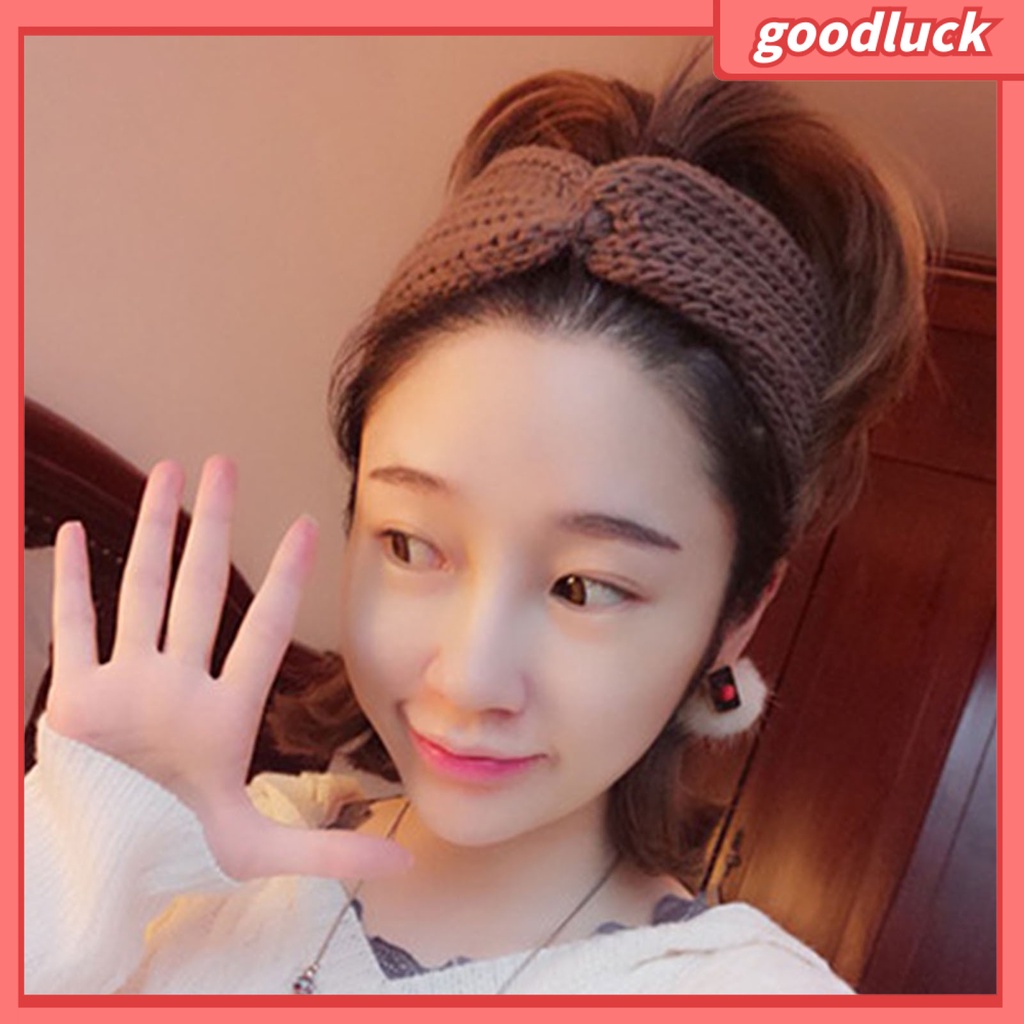 Băng Đô Len Giữ Ấm Bảo Vệ Tai Thời Trang Mùa Đông Cho Nữ