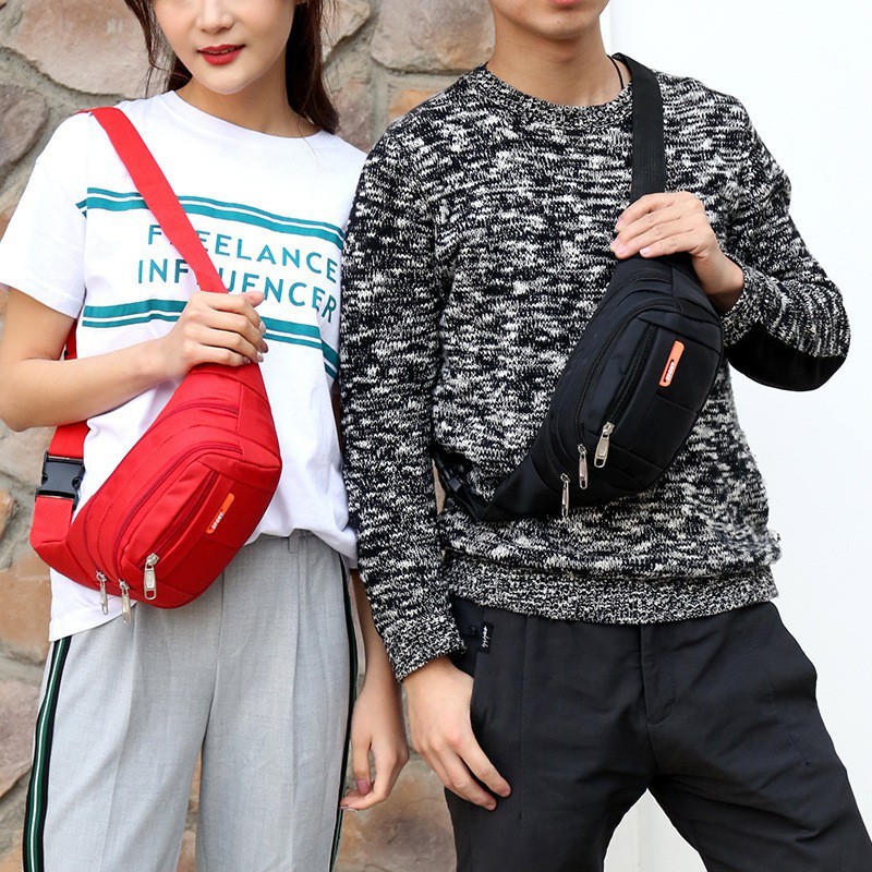 Túi đeo hông - Túi đeo chéo bao tử SPORT nhiều ngăn đa năng ,tiện dụng chống thấm nước CAO CẤP