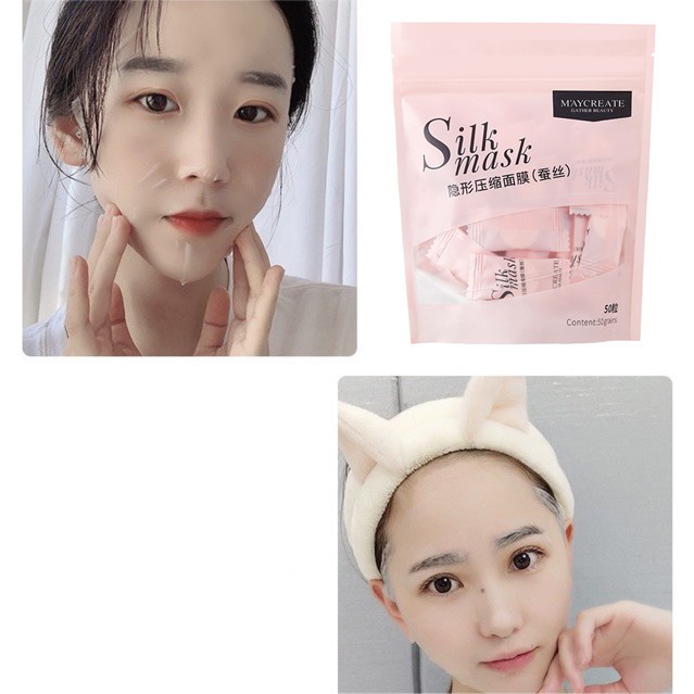 Hộp 50 cái mặt nạ nén Maycreate mềm mại dễ sử dụng