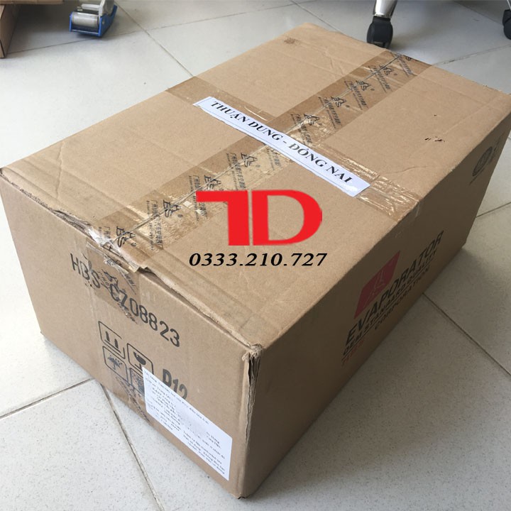 Dàn lạnh điều hòa có kèm van tiết lưu dùng cho xe đầu kéo, xe Benz, Xe Bê tông Dongfeng Chenglong Hải Âu HBS CZ08823
