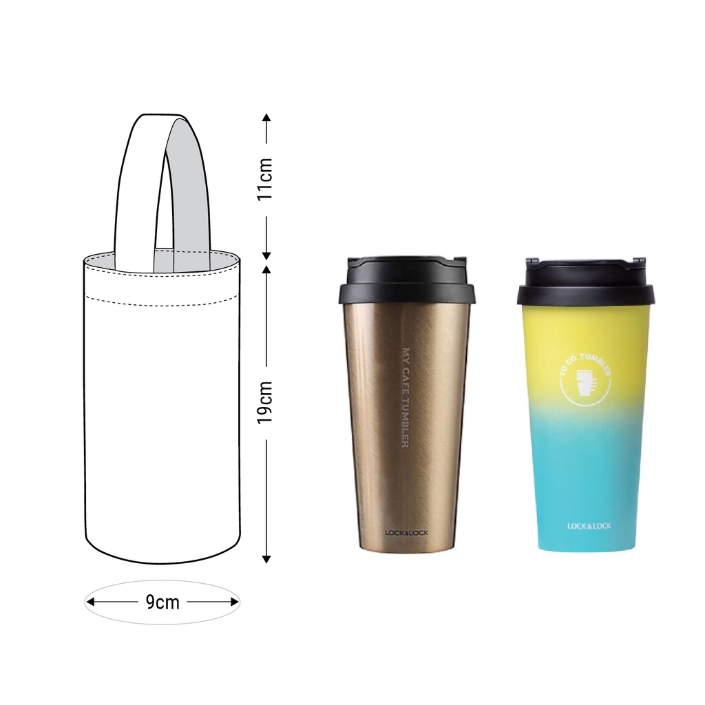 Túi đựng bình nước Yeti, túi đựng ly giữ nhiệt Lock & Lock Clip Tumbler