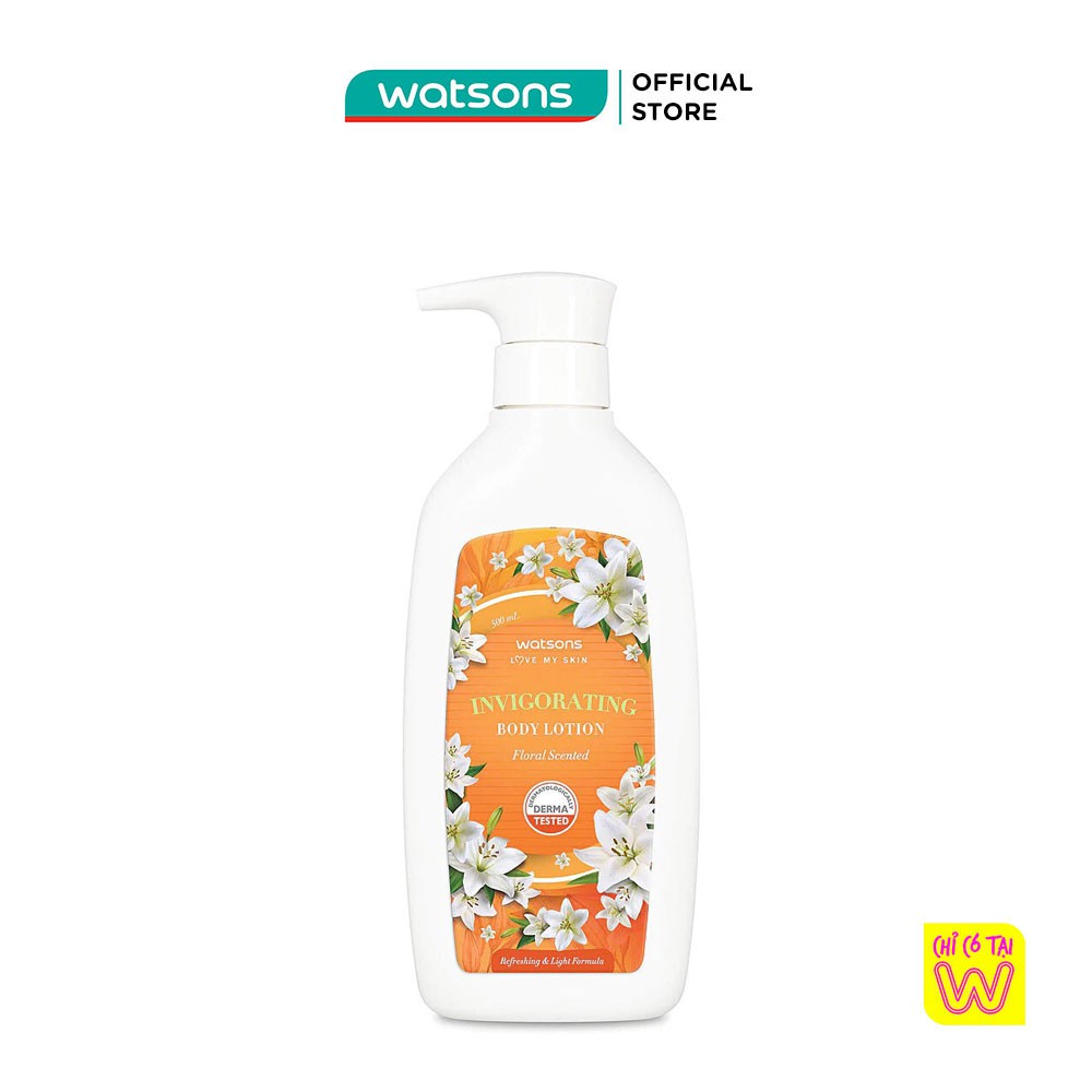 Sữa Dưỡng Thể Watsons Invigorating Floral Hương Hoa Tăng Cường Sức Sống Cho Làn Da 500ml