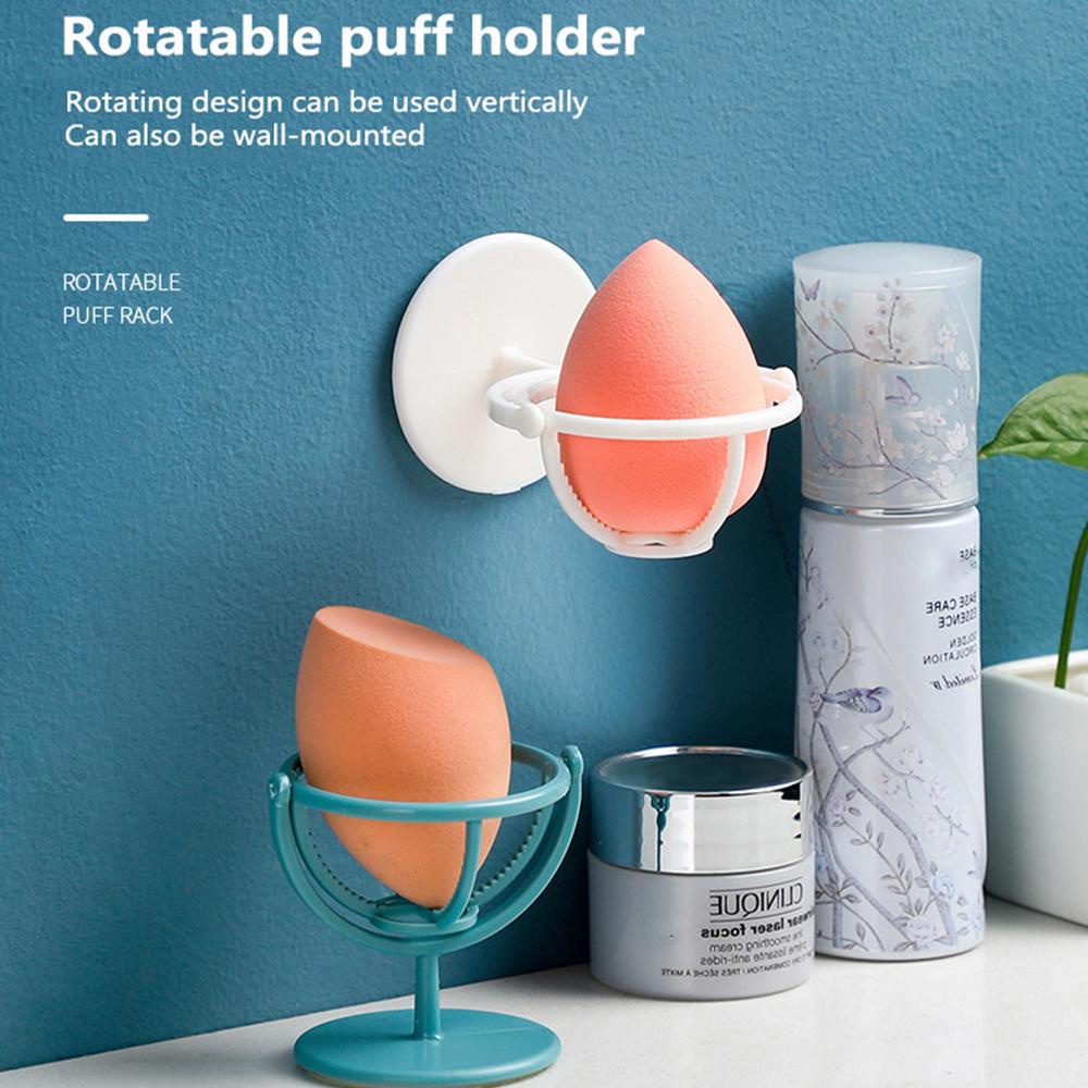 Giá Đỡ Mút Trang Điểm Hình Trứng Có Thể Xoay Tiện Dụng