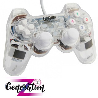 TAY CẨM CHƠI GAME ĐƠN RUNG CÓ LED SENZE EW-702 - GAMEPAD LED SENZE EW-702