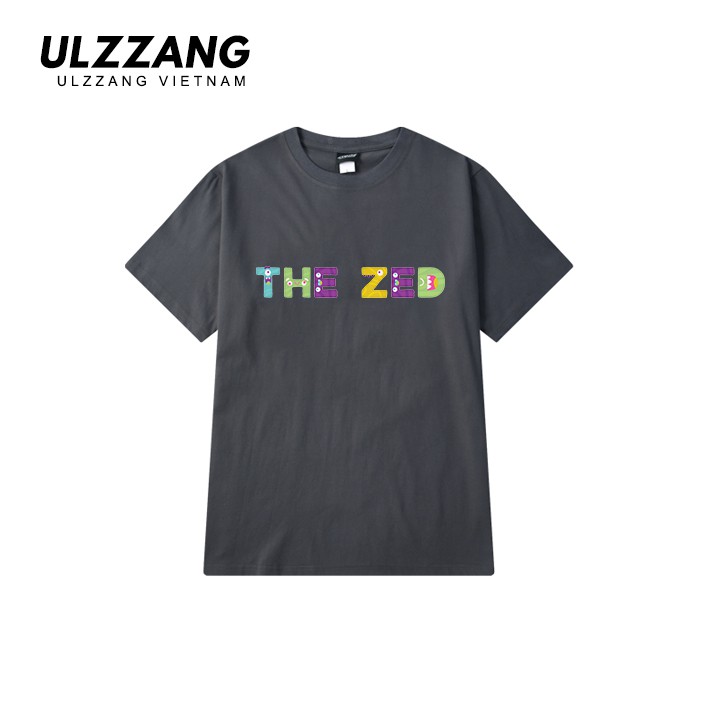 Áo thun tay lỡ ULZZANG cotton 4 chiều dáng unisex form rộng in hình the alien zed