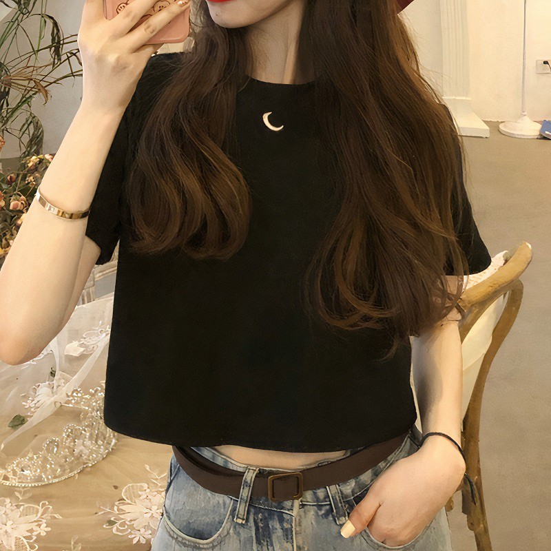 Áo Croptop MOON MẶT TRĂNG Body Ôm - VIET_STAR | BigBuy360 - bigbuy360.vn