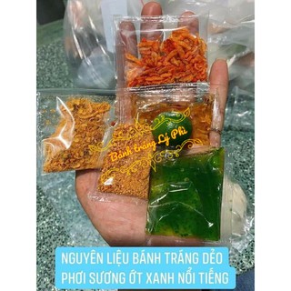 Sỉ Bánh tráng Ớt xanh phơi sương 1 xâu 10 bịch