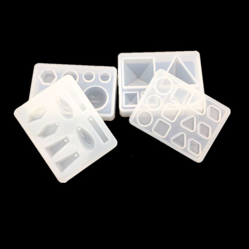 [Hàng mới về] 4 Khuôn silicon dùng làm trang sức hình kim tự tháp