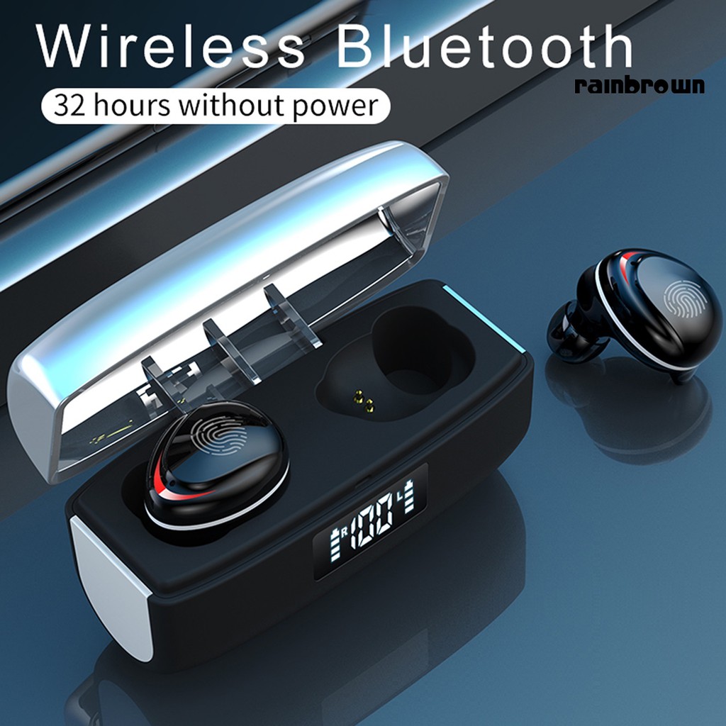 Bộ Tai Nghe Thể Thao Không Dây Bluetooth V5.0 Chống Thấm Nước / Rej / W15