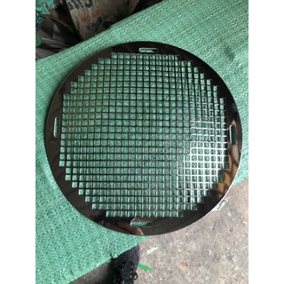 Vỉ nướng đột lỗ inox phù hợp cho mọi bếp nướng than hoa âm bàn