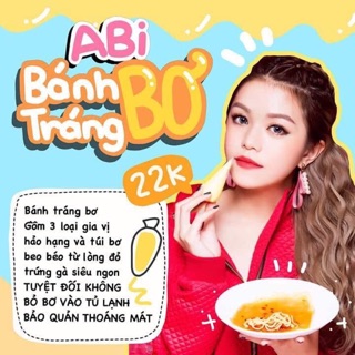 Combo 20 bánh tráng bơ 20 bánh tráng sate 5 bánh tráng socola 5 bánh tráng matcha