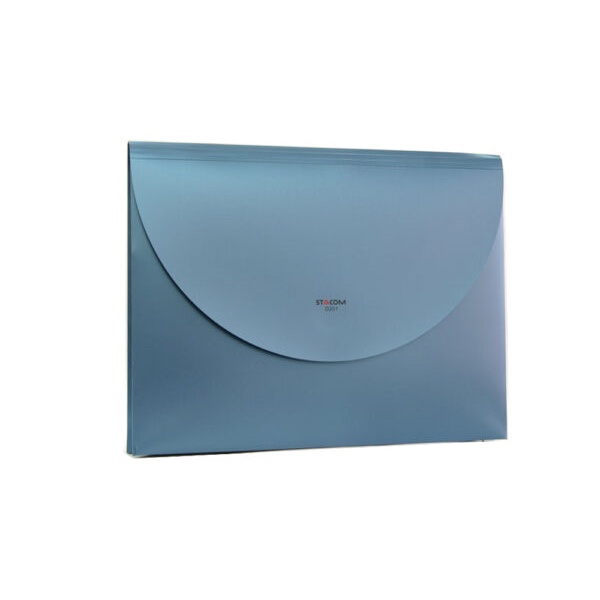 ( 5 Cái ) Túi Đựng Hồ Sơ Stacom 1 Ngăn Mở Rộng Có Nắp Đậy D201 Camshop