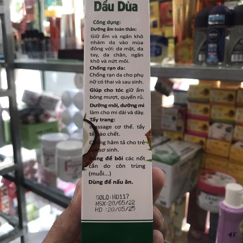 Dầu Dừa Nguyên Chất EVA OIL 100ml