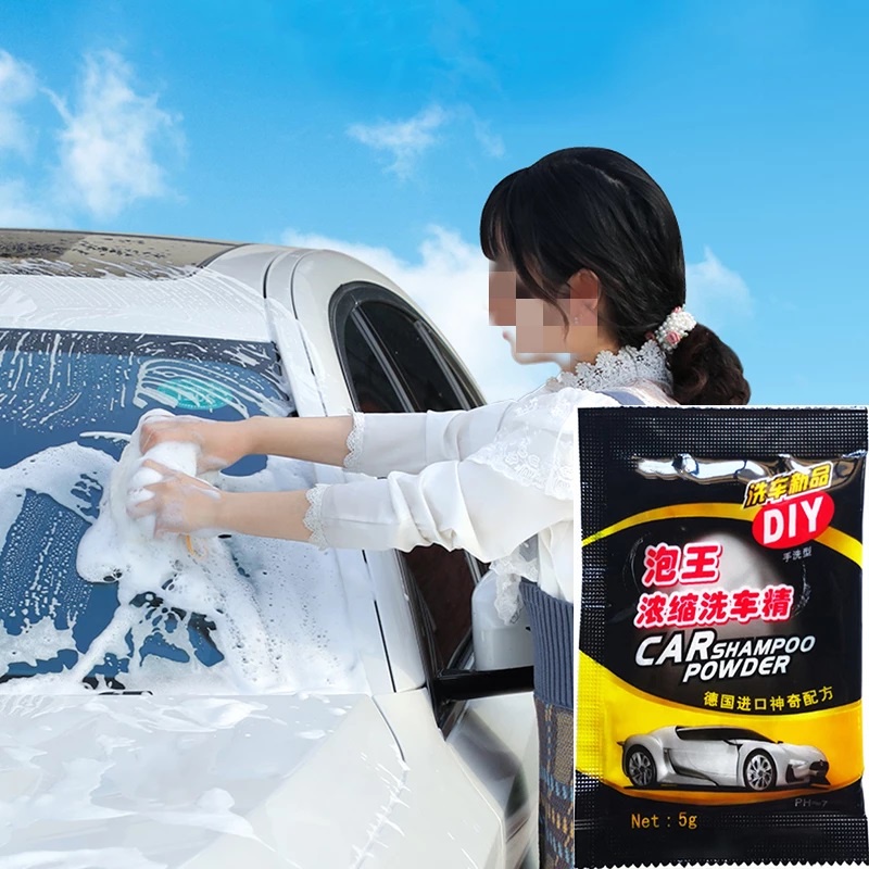 Gói Bột Rửa Xe Car Shampoo Powder, Làm Sáng, Sạch Hiệu Quả (1 gói)