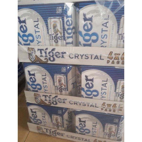 ( Giao hỏa tốc ) Bia Tiger Crystal Thùng 24 lon 330ml