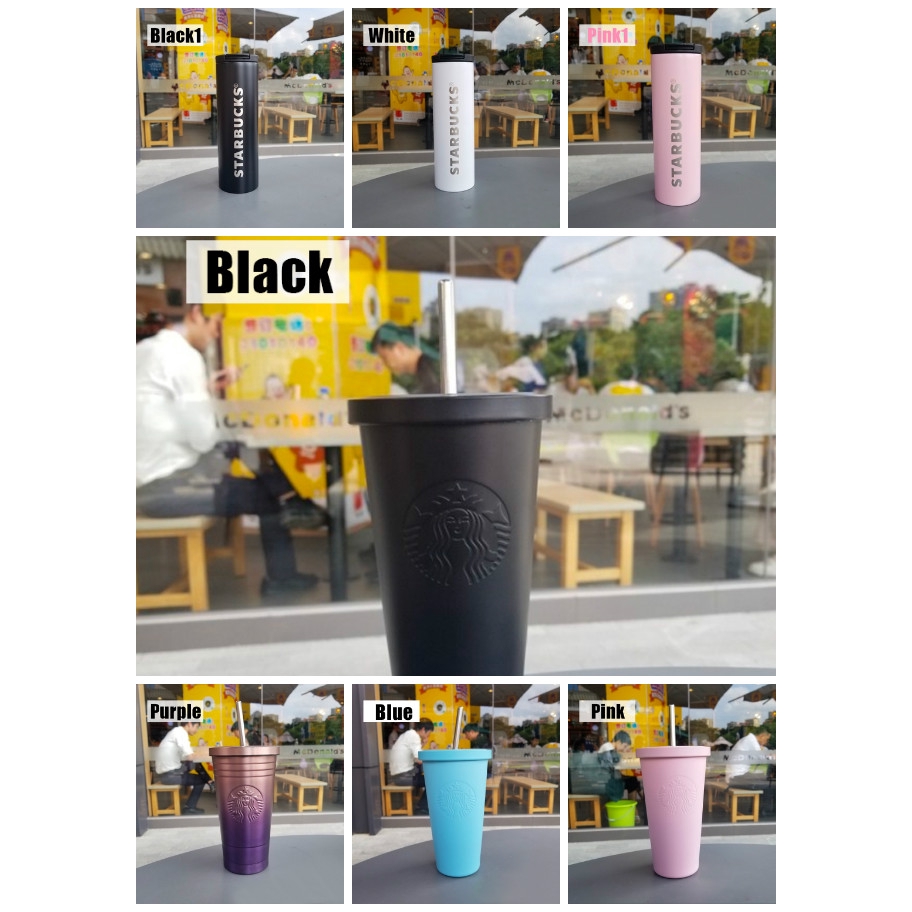 Water Cups Vacuum Travel 500ml Starbucks Thermos Cup Drinking Mug Tumbler Stainless Steel