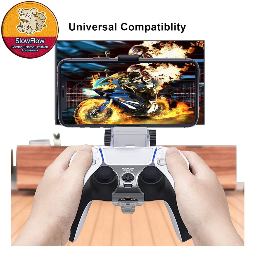 Gá Kẹp Điện Thoại Cho Tay Cầm DUALSENSE PS5 Controller, Nhựa ABS Nhẹ, Chắc Chắn, Bền Bỉ DOBE TP5-0527B | BigBuy360 - bigbuy360.vn