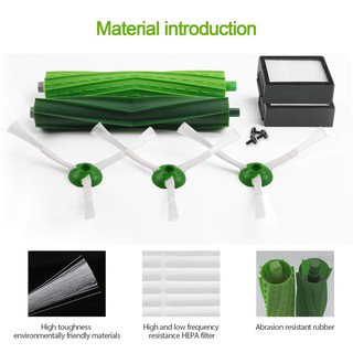 Phụ kiện lọc cho máy hút bụi Irobot Roomba I7 I7+/I7 Plus E5 E6 E7