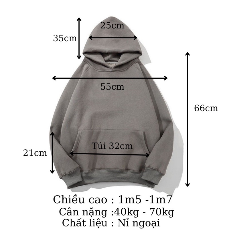 Áo hoodie nỉ ngoại in chữ Essential | BigBuy360 - bigbuy360.vn