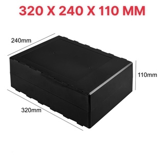 Hộp nhựa abs 320x240x100mm kèm ốc vít - hộp nhựa đựng mạch điện tử - hộp kỉ thuật điện