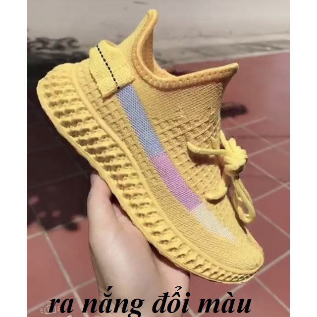 Giày Thể Thao Đế Cao Su Cách Điệu Sần Đế Ong Siêu Êm