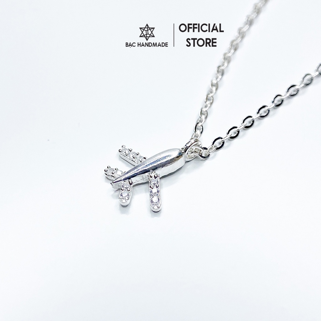 Lắc chân máy bay/Vòng chân máy bay bạc nguyên chất-Bạc Handmade