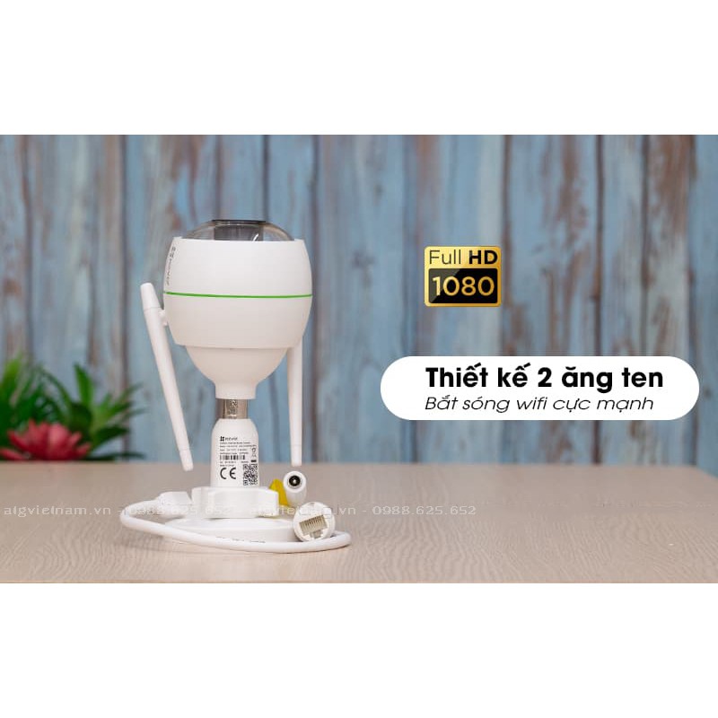 Camera Wifi Ezviz ngoài trời C3WN Full HD 1080P (2MP) - Hàng Chính Hãng - Bảo hành 2 năm | BigBuy360 - bigbuy360.vn