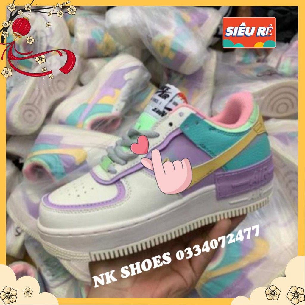 [Xả Kho] Giày thể thao❤️ Freeship ❤️ AF1 7 màu hot 2021