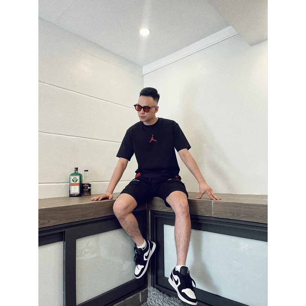 Áo Off-White Jordan, áo thun form rộng tay lỡ hàng cao cấp.  Chất vải mềm mịn, thoáng mát