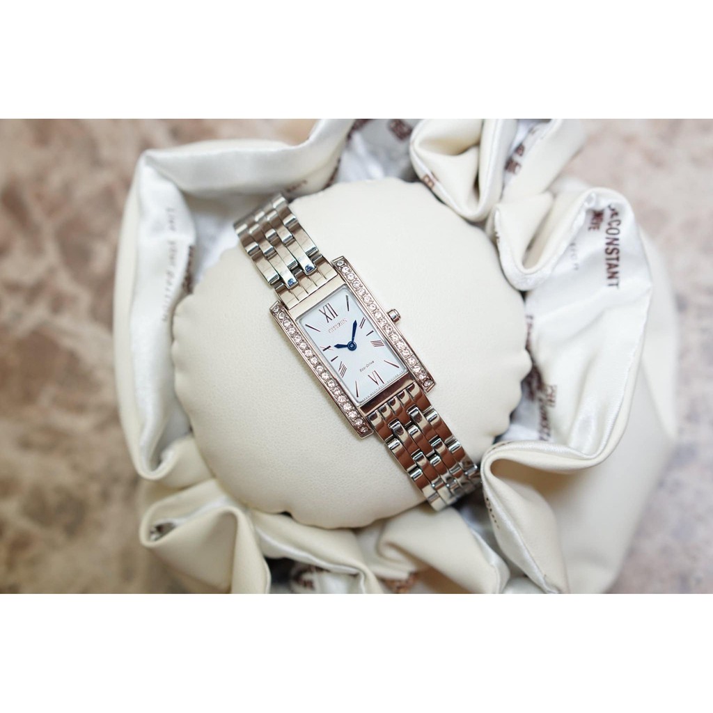 Đồng hồ nữ chính hãng Citizen EX1470-51A - Máy Quartz pin năng lượng ánh sáng - Kính khoáng cường lực