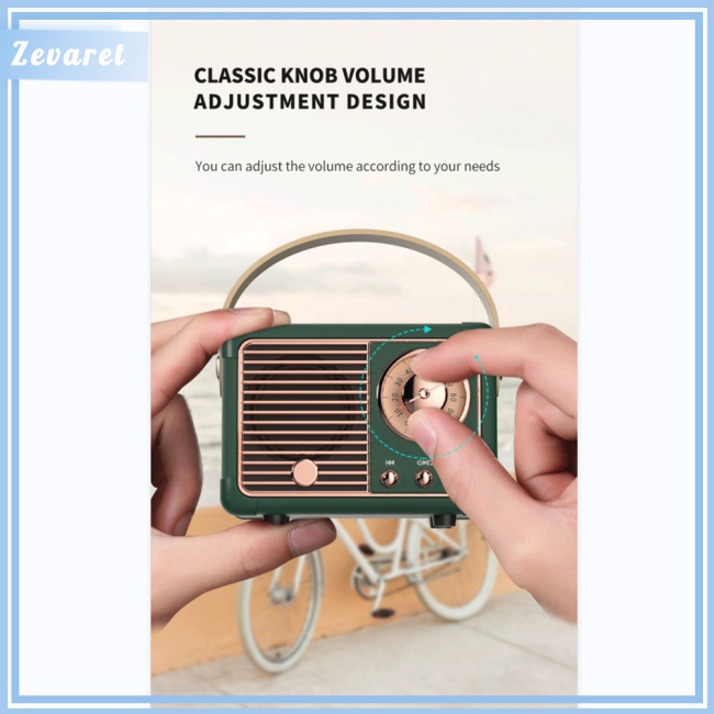 Loa Bluetooth Zevaret Hm11 Phong Cách Retro
