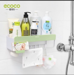 KỆ ĐỂ ĐỒ CÓ MÓC TREO ĐA NĂNG ECOCO E1712