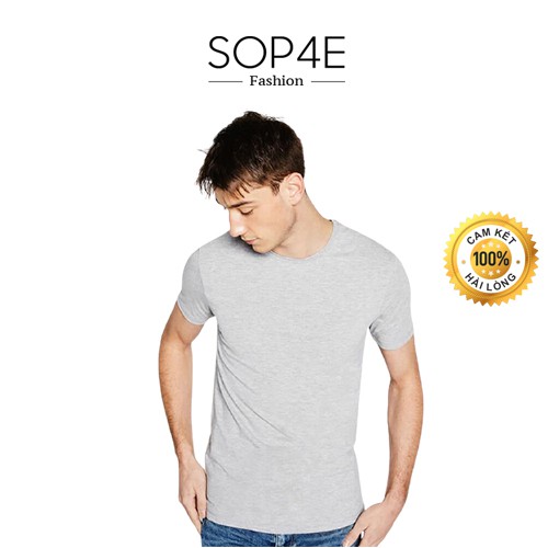 Áo thun nam nữ trơn cổ tròn Unisex NoB Sop4E Fashion | BigBuy360 - bigbuy360.vn