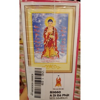 Tranh đính đá A Di Đà Phật 88660 (chưa đính)