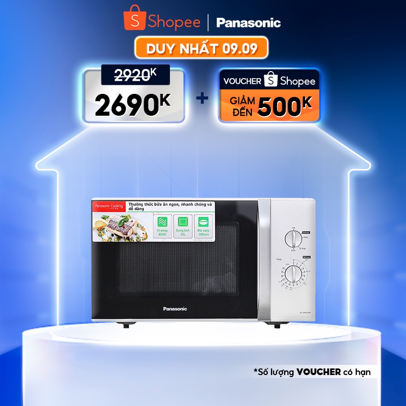 Lò Vi Sóng Panasonic NN-SM33HMYUE (800W) - Hàng Chính Hãng