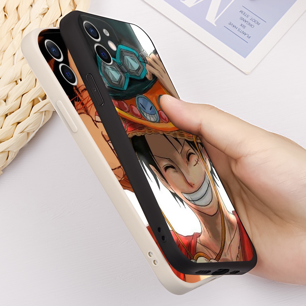 Ốp điện thoại Luffy 3 kiểu cho iPhone 11 Pro Max iPhone 7 8 6 6s Plus iPhone X XS XR Max H081