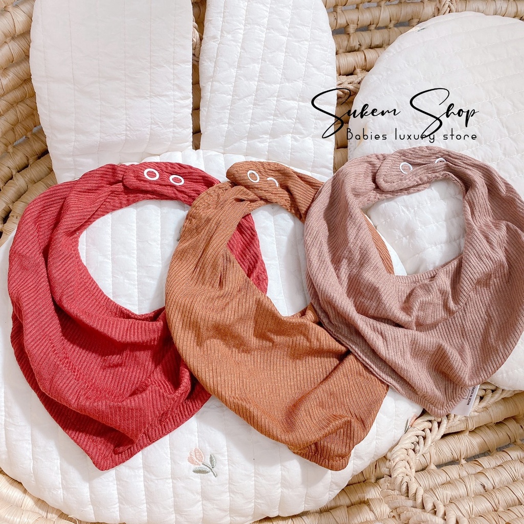 Yếm tròn Cookie cotton