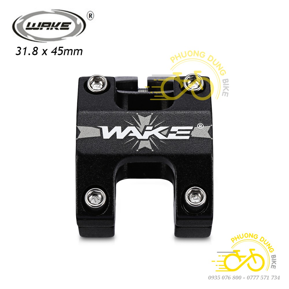 Pô tăng nhôm xe đạp WAKE 02 cỡ 31.8x45mm