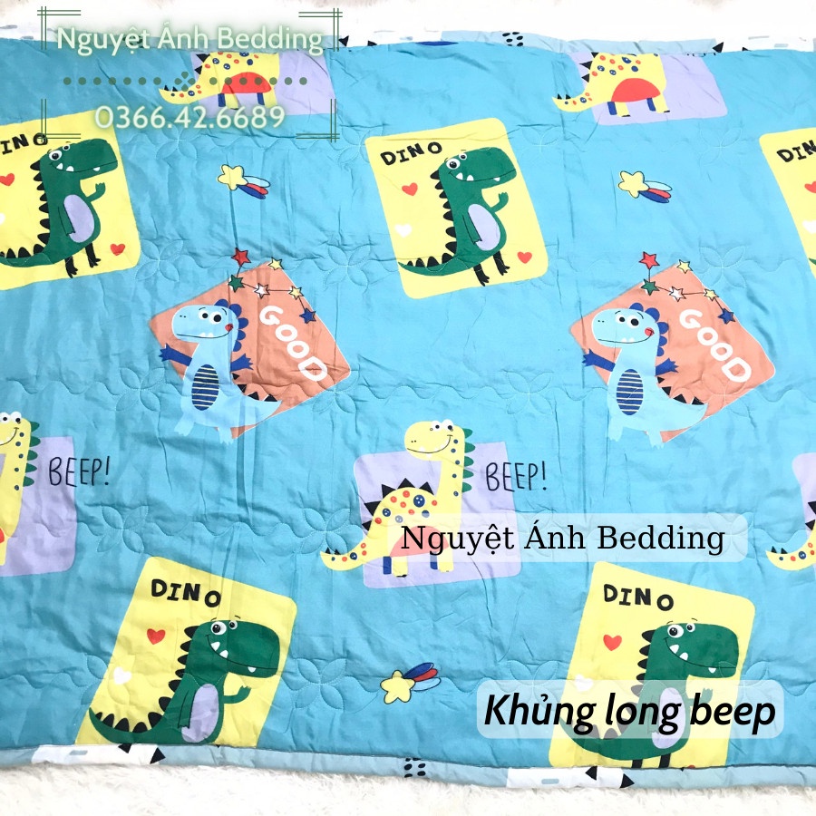 (Thanh lý lỗ)  Chăn Trẻ Em Đa Năng 1m4, Phù Hợp Với 4 Mùa Trong Năm, An Toàn Tuyệt Đối Cho Bé Mẫu Khủng Long beep