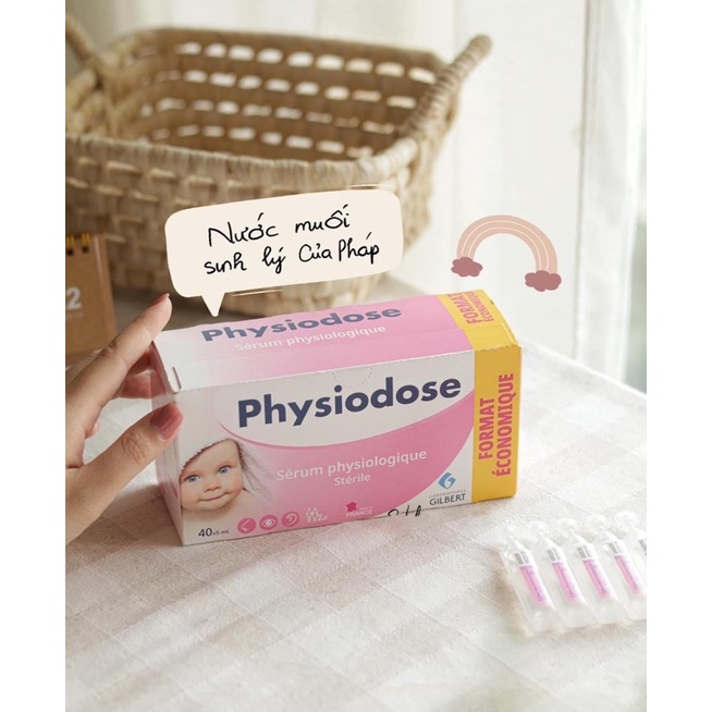 Nước muối sinh lý Physiodose - Mẫu mới