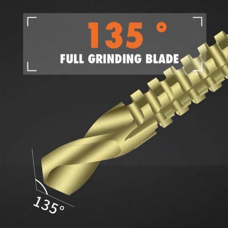 Bộ 6 mũi khoan gỗ 3-8mm HSS chất lượng cao
