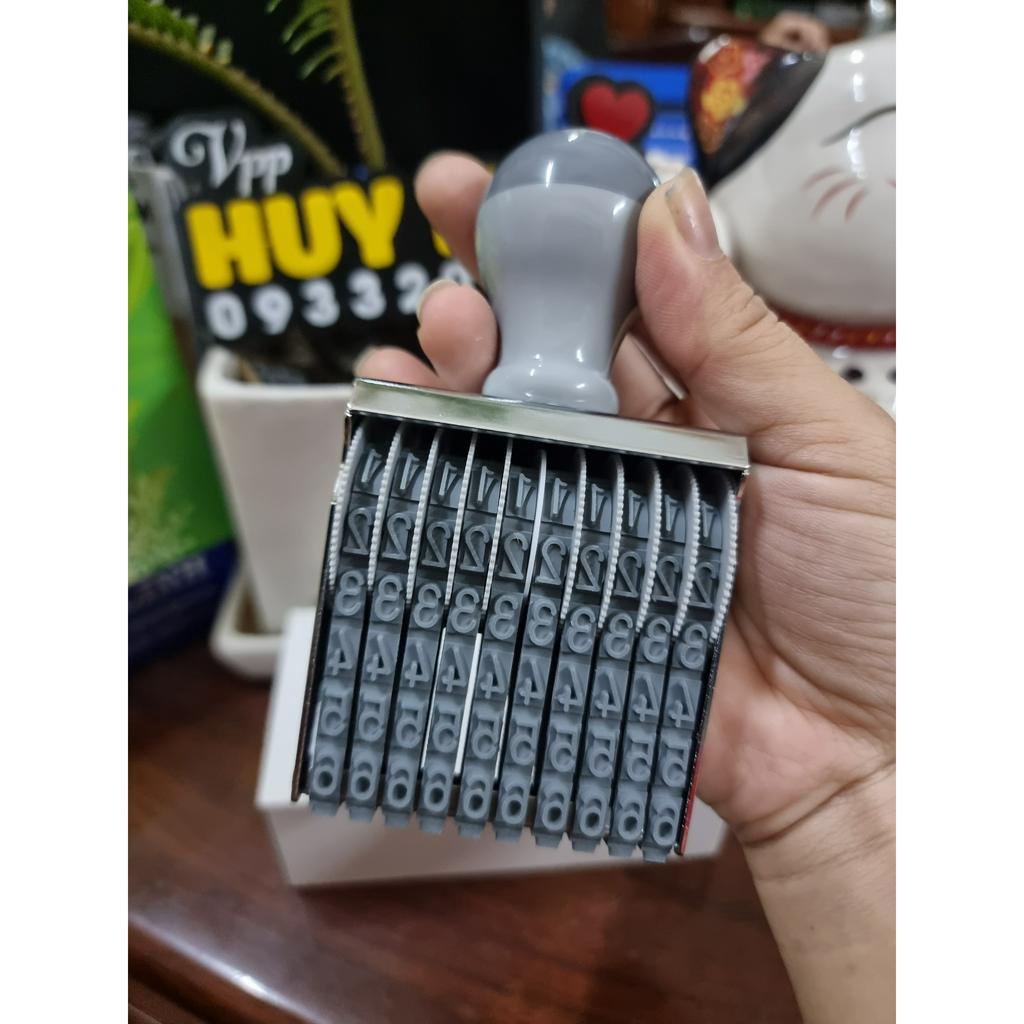 Dấu 10 số xoay 7MM Shiny N210, mộc N210 chính hãng